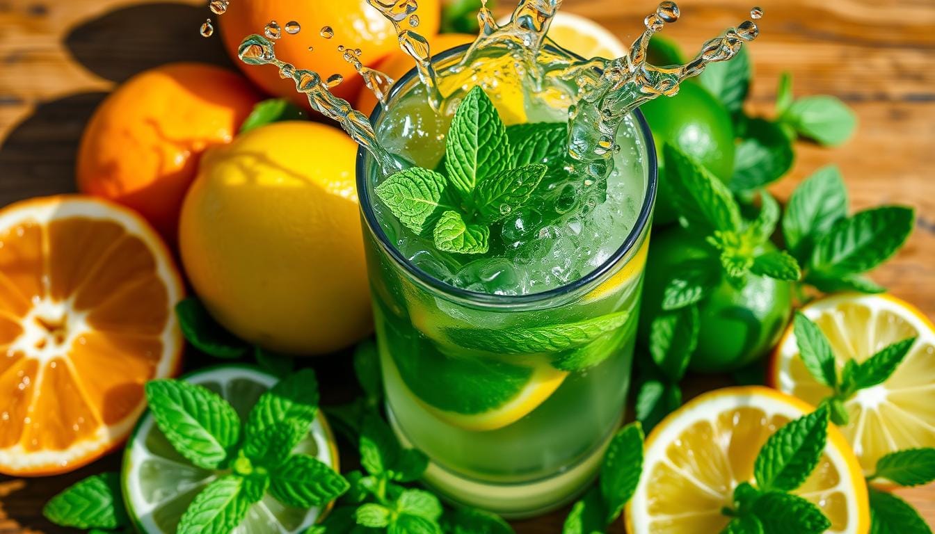 Energizing Citrus Mint Juice Detox for Natural Wellness